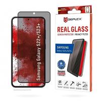 Displex Privacy Glass FC voor Samsung Galaxy S22+/S2, hard pantserglas (10H), ecologisch montageframe, krasbestendig gehard glas, high-tech anti-vingerafdrukcoating, Case Friendly3+ - thumbnail