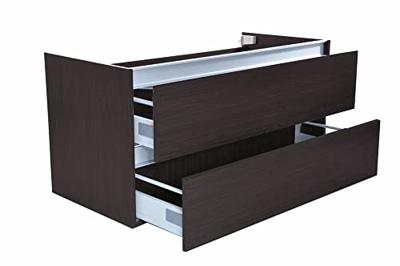 Vision onderkast met 2 laden 100 x 46 cm houtnerf grijs Vision onderkast met 2 laden 100 x 46 cm houtnerf grijs