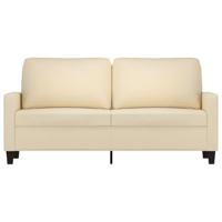 Tweezitsbank 140 cm stof crmekleurig - thumbnail