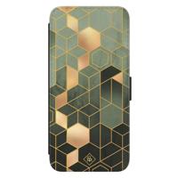 Samsung Galaxy S22 flipcase - Kubus groen - thumbnail