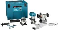 Makita RT001GZ15 Accu boven- en kantenfrees + geleiderail adapter XGT 40V Max Basic Body in Mbox - thumbnail