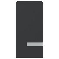 VidaXL Buitenwandlamp roestvrij staal zwart - thumbnail