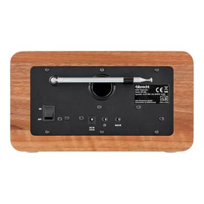 Albrecht DR 866 Radio DAB+, FM AUX, Bluetooth, DAB+, FM Voelbare toetsen, Spraakfunctie, Wekfunctie Walnoot Albrecht DR 866 Radio DAB+, FM AUX, Bluetooth, DAB+, FM Voelbare toetsen, Spraakfunctie, Wekfunctie Walnoot