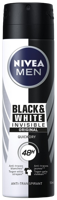 Nivea Men Black & White Invisible Original Deodorant Spray - thumbnail