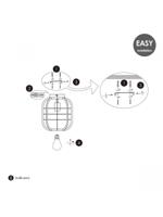 Home sweet home plafondlamp Nero 24 - zwart - thumbnail