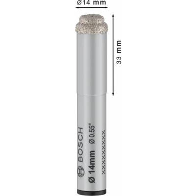 Bosch Accessoires PRO Ceramic dry diamantboor | 14 x 33 x 13 mm - 2608599058