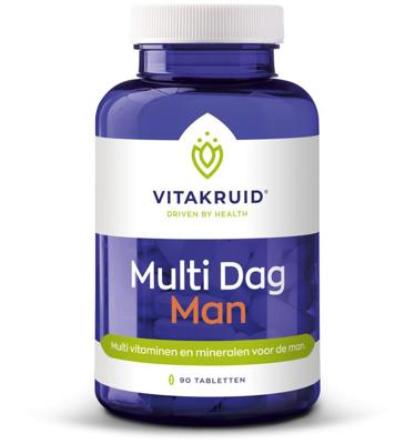 Vitakruid Multi Dag Man 100% Vegan Tabletten Vitakruid Multi Dag Man 100% Vegan Tabletten