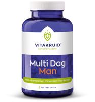Vitakruid Multi Dag Man 100% Vegan Tabletten - thumbnail