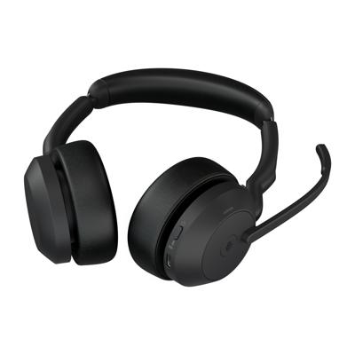 Jabra Evolve2 55 Headset Draadloos Hoofdband Kantoor/callcenter USB Type-C Bluetooth Oplaadhouder Zwart