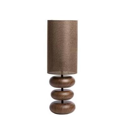 Light & Living TafellampDanialo hout met bruin 60cm - 1891052