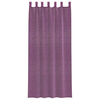 Gordijnen voile met lussen 2 st 140x225 cm paars