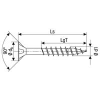 SPAX 880910190050040 R 88091 Senkkopf/T-STAR TG Verzonken houtschroef 5 mm 40 mm Torx, Binnen-T Staal Galvanisch verzinkt 500 stuk(s) - thumbnail