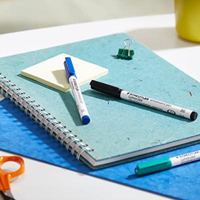 Staedtler whiteboard pen Lumocolor Pen, opstelbare box met 4 stuks in geassorteerde kleuren Staedtler whiteboard pen Lumocolor Pen, opstelbare box met 4 stuks in geassorteerde kleuren