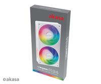 Akasa VEGAS A24 Computer behuizing, Processor Ventilator 12 cm Wit 1 stuk(s) - thumbnail