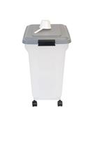 BEWAARCONTAINER LUCHTDICHT TRANSPARANT / GRIJS 45 LTR 46X33,5X50 CM - thumbnail