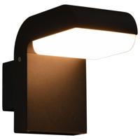 LED-buitenwandlamp 9 W ovaal zwart - thumbnail