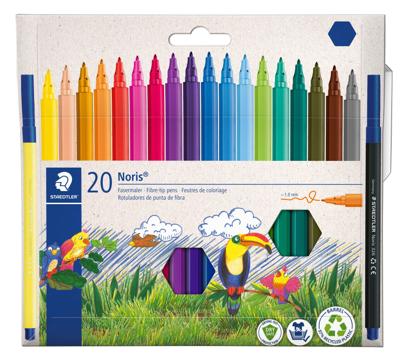 Kleurstift noris 326 kartonnen etui 20 kleuren | 5 stuks