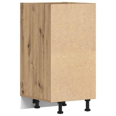 Onderkast Riga 40x44,5x81,5 cm bewerkt hout artisanaal eikenkleur