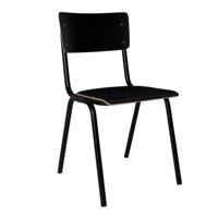 Zuiver Eetkamerstoel 'Back to School' kleur Zwart - thumbnail