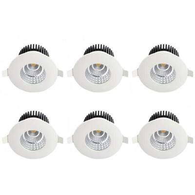 LED Inbouwspot 6W - IP65 Waterdicht - Natuurlijk Wit 4200K - Ø90mm - 6-Pack