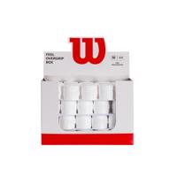 BOX OF 60 PERFORATED OVERGRIPS WILSON WHITE PRO - thumbnail