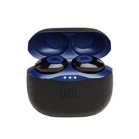 JBL Tune T120 TWS In-Ear Bluetooth-hoofdtelefoon in blauw - draadloze oordopjes met geïntegreerde microfoon - muziek streamen tot 4 uur met slechts één acculading - incl. oplaadcase - thumbnail