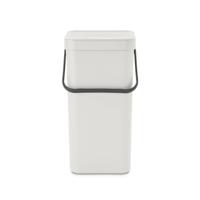 Brabantia Sort & Go afvalemmer 16 liter light grey - thumbnail