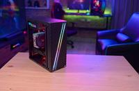 Aerocool streak midi tower behuizing (zwart | 3x usb-a | rgb | window) - thumbnail