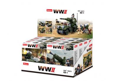 Sluban Wwii 4 into 1 display (m38-b0678)