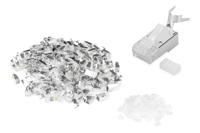 Digitus AK-219604-100 Digitus modulaire stekker voor ronde kabel, CAT 6A, afgeschermd - 100 stuks. AK-219604-100 RJ45, stekker Aantal polen (sensoren) 8P8C - thumbnail