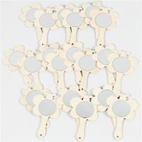 Creativ Company Handspiegel, h: 13,9 cm, b: 9 cm, 20 stuk/ 1 doos - thumbnail