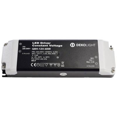 Deko Light BASIC, CV, Q8H-12-40W LED-driver Constante spanning 40 W 0 mA - 3.3 A 12 V Overbelastingsbescherming 1 stuk(s)