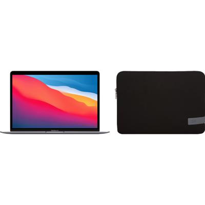 Apple MacBook Air (2020) MGN73N/A Space Gray + Case Logic Reflect sleeve