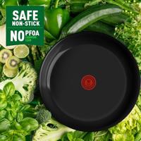 Tefal Renew Black Koekenpan 28 cm Zwart - thumbnail