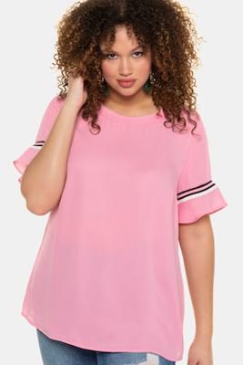 Ulla Popken Blouse, oversized, korte mouwen - Grote Maten Ulla Popken Blouse, oversized, korte mouwen - Grote Maten