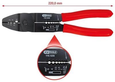 KS Tools 115.1235 Krimptang eenvoudig