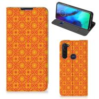 Motorola Moto G Pro | Hoesje met Magneet | Batik Oranje - thumbnail