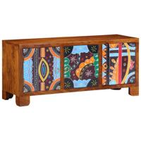 Schoenenbank Multikleur 100 x 35 x 45 cm Massief acaciahout - thumbnail