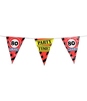 Paperdreams party vlag - 80 jaar