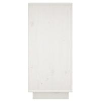 Dressoir 31,5x34x75 cm massief grenenhout wit - thumbnail