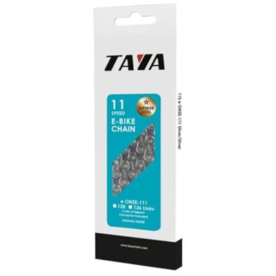 Taya ketting onze-111 e-bike 11 speed 1/2x5/64 136s. zilver blister