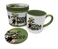 Star Wars Mug with Coaster Yoda Best - thumbnail