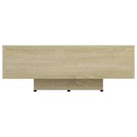 Salontafel 85x55x31 cm spaanplaat sonoma eikenkleurig - thumbnail