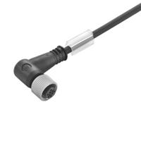 Weidmüller 1108780500 Sensor/actuator connector, geassembleerd M12 Aantal polen (sensoren): 4 Bus, haaks 5.00 m 1 stuk(s) - thumbnail