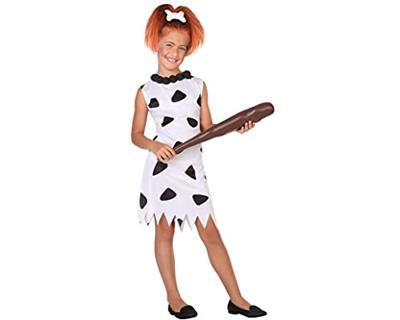 Kostuums voor Kinderen Grotbewoner Wit (1 pc) - Maat: 3-4 Jaar - Maat: 3-4 Jaar