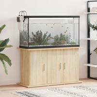 VidaXL Aquariumstandaard 101x41x58 cm bewerkt hout sonoma eikenkleurig - thumbnail