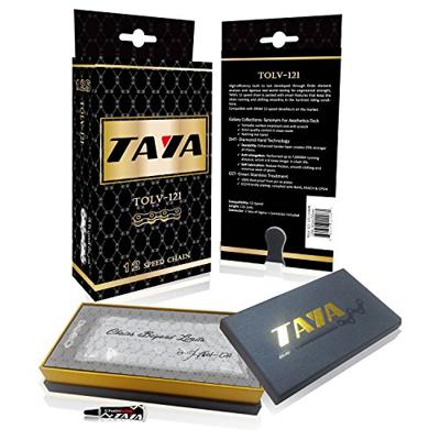 Taya ketting tolv-121 12 speed 1/2"x5/64" zilver hangverpakking