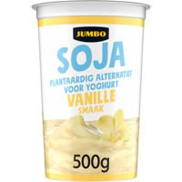 Jumbo Soja Plantaardig Alternatief voor Yoghurt Vanille Smaak 500 g - thumbnail