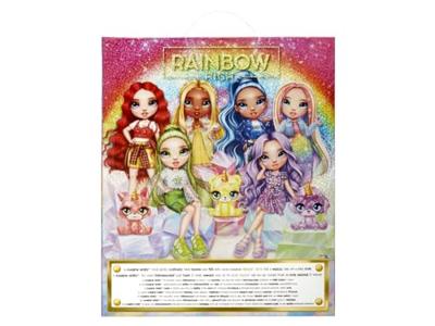 Rainbow High Fashion pop met slijmset en huisdier - Sunny (geel) - 28 cm glitterpop met slijmset en huisdier