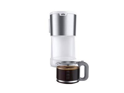 Drip Koffiemachine Braun KF1500WH Wit 1000 W 10 Koppar 15 Koppar